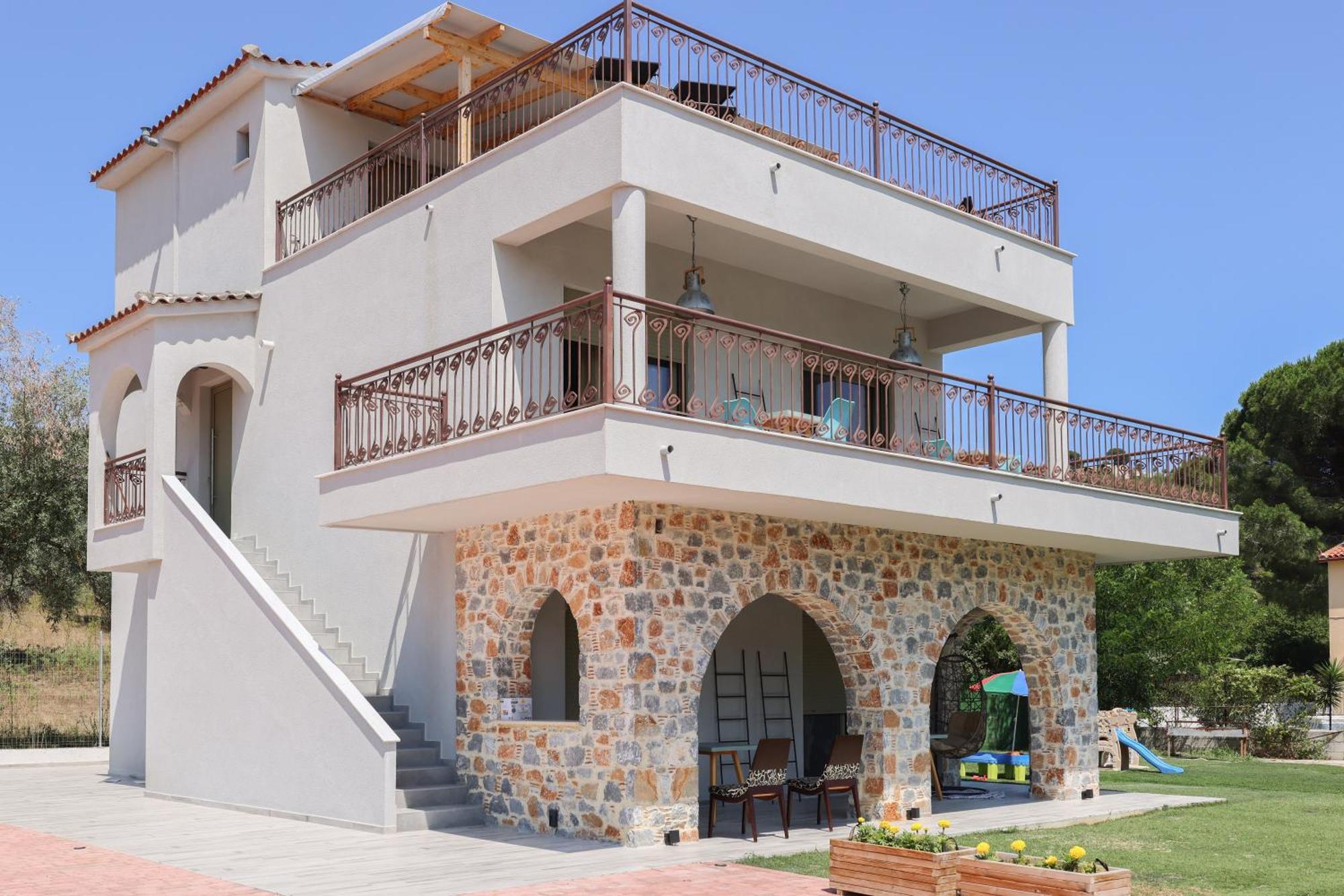 Kt Villa Troulos Exterior foto
